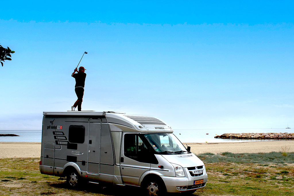 golfnomad on camper